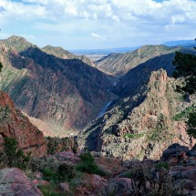 The Royal Gorge of the Arkansas River in southern Colorado